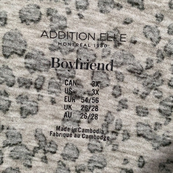 3XL Addition-Elle boyfriend tee - Picture 2 of 5